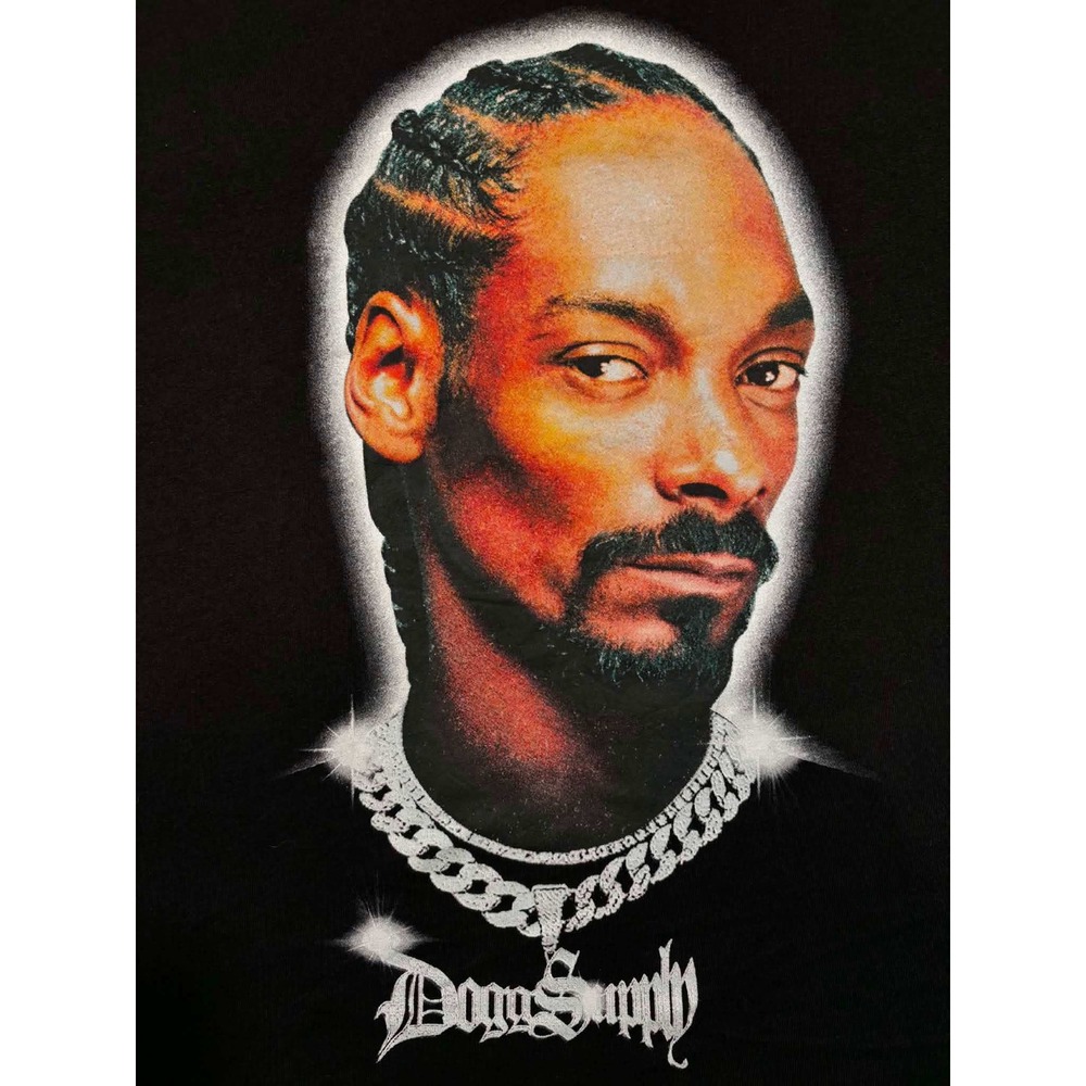 Dogg Supply Snoop Dogg Graphic Tee Black Mens 3XL Short Sleeve T-Shirt - Picture 3 of 7